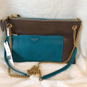 Marc Jacobs Turquoise & Taupe "The Doll" Bag